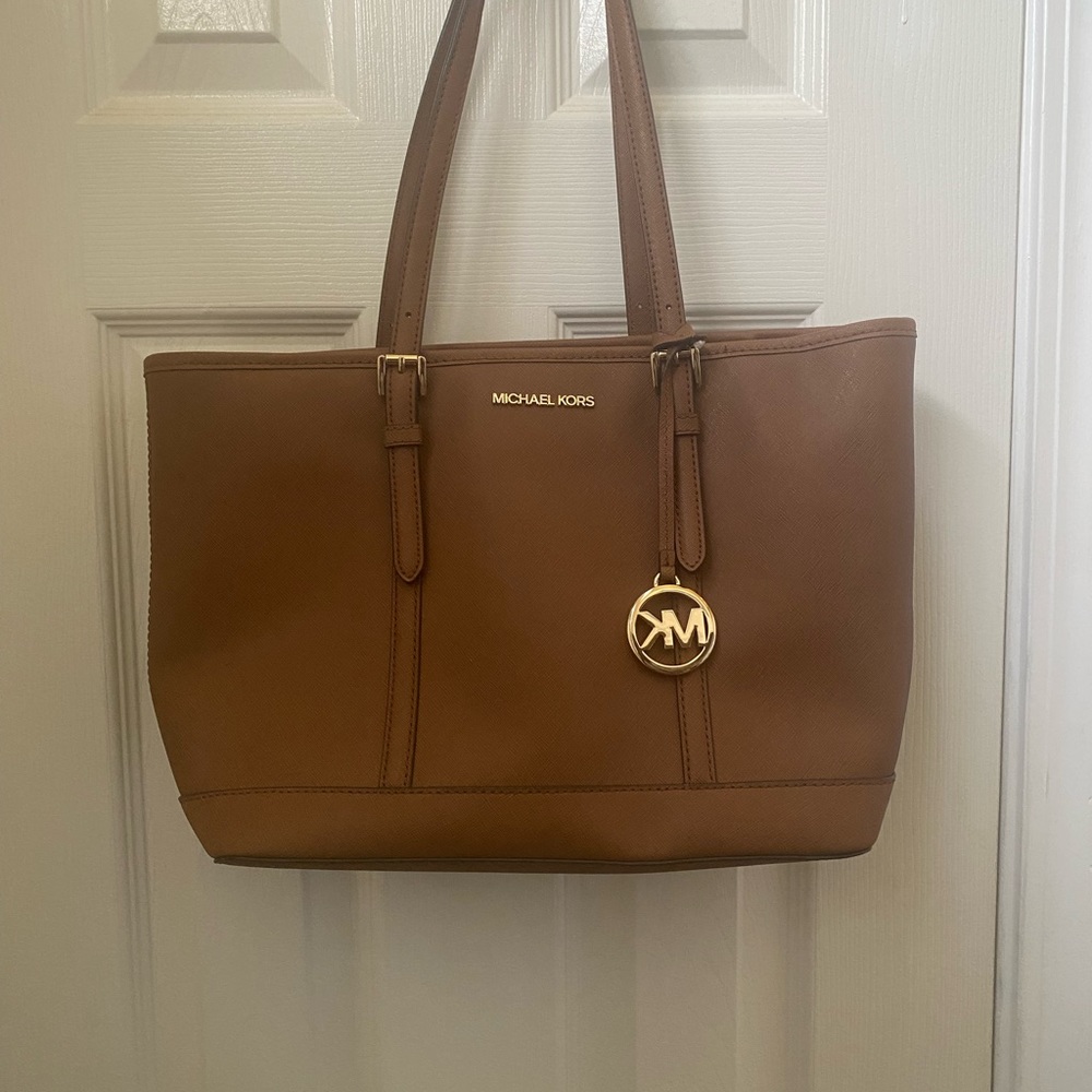 Michael Kors Tan Leather Tote